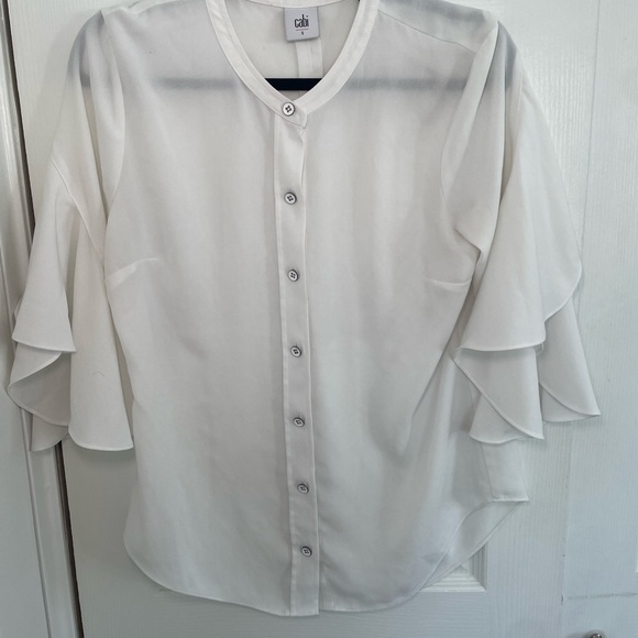 Cabi Float Flutter 3/4 sleeve blouse - Picture 2 of 3
